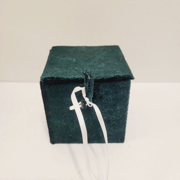 Hand-Painted Glass Gingerbread Man Ornament With Velvet Storage Box - Picture 4 of 4